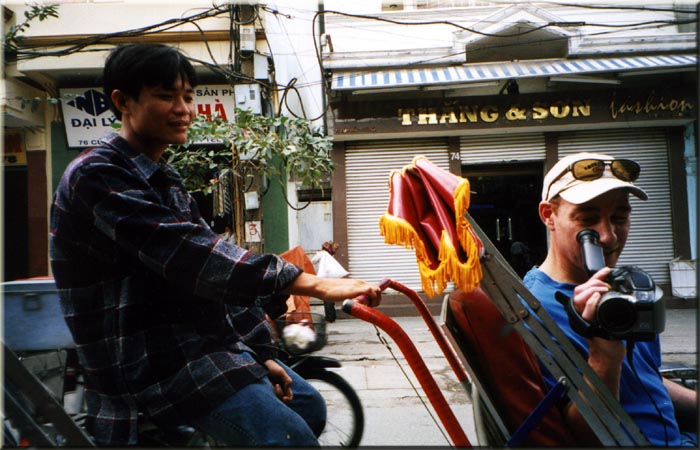 Duc and myself on a shopping day.