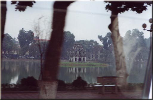 Pagoda in a park