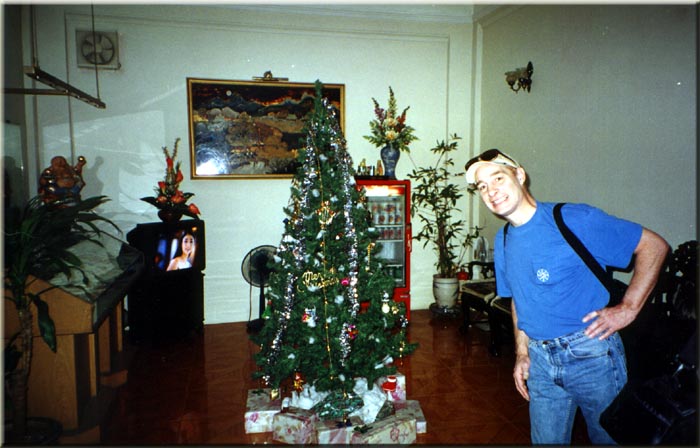 Christmas Tree in the lobby of the Hang Nga